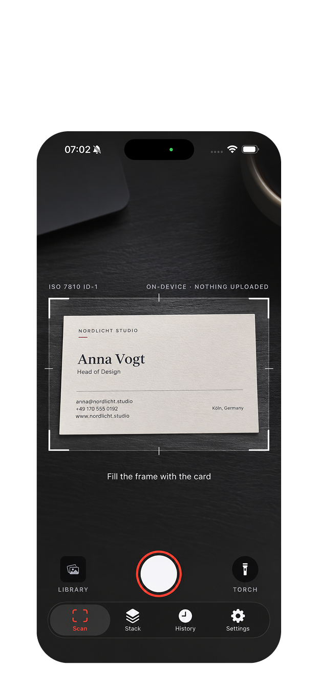 Scan Unlimited Business Cards for free Scan Unlimited Business Cards for free